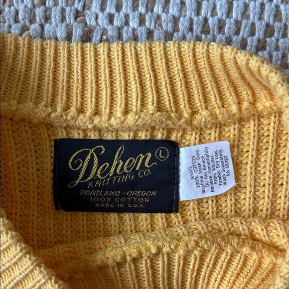 Yellow Ribbed Sweater - Picture 2 of 3